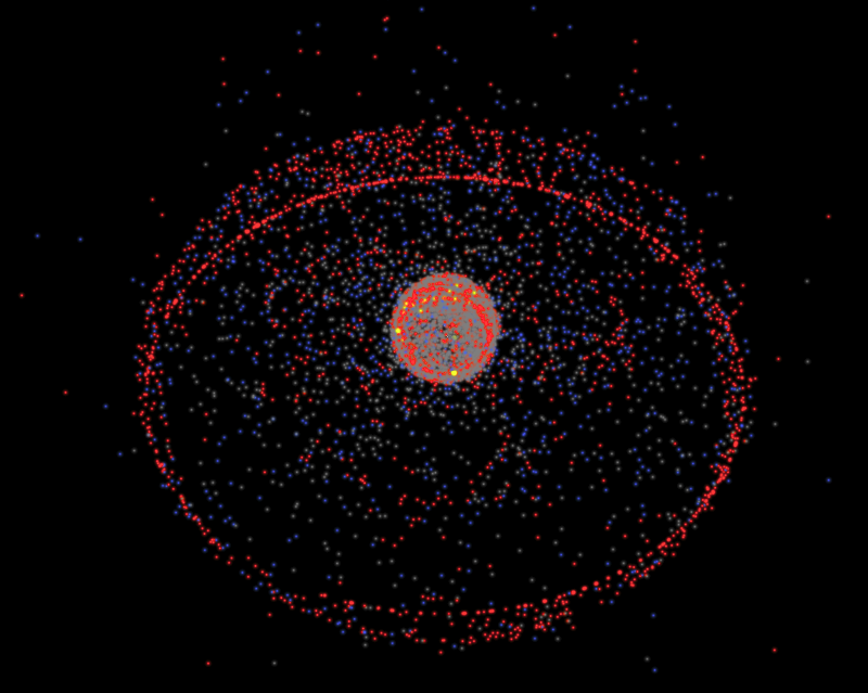 Space debris reconstrucion from Stuffin Space project.